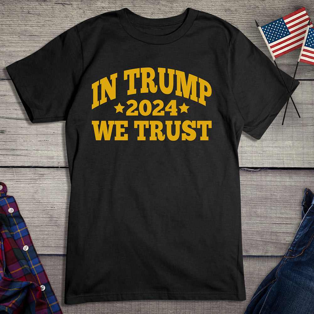 In Trump We Trust - Metallic T-Shirt