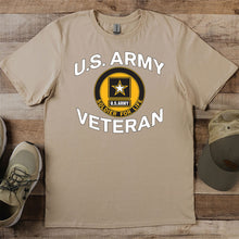 Load image into Gallery viewer, Army Veteran Circle T-Shirt
