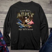 Load image into Gallery viewer, United States Army This We Defend Long Sleeve Shirt
