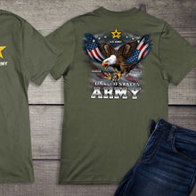 Load image into Gallery viewer, U.S. Army Eagle &amp; Flag T-Shirt
