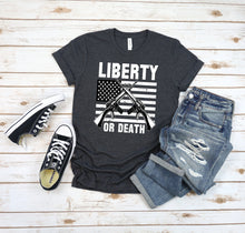 Load image into Gallery viewer, Liberty Or Death 2nd Amendment Tee
