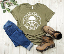 Load image into Gallery viewer, 2nd Amendment Live Free Or Die Tee
