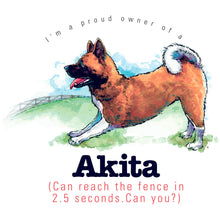 Load image into Gallery viewer, Akita T-Shirt, Furry Friends Dogs
