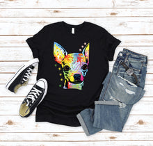 Load image into Gallery viewer, Neon Chihuahua Dog Breed T-shirt
