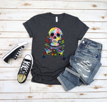 Load image into Gallery viewer, Neon Skulls &amp; Guns T-shirt
