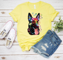 Load image into Gallery viewer, Neon German Shepherd Dog Breed T-shirt
