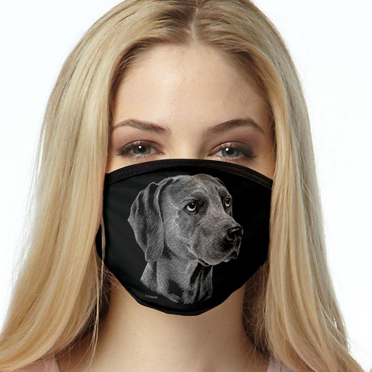 Weimaraner FACE MASK Dog Breed Face Covering