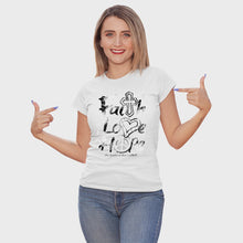 Load and play video in Gallery viewer, Women&#39;s Faith Love Hope Solar Tee
