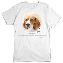 Load image into Gallery viewer, Beagle Dog Breed Portrait T-Shirt
