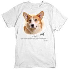Load image into Gallery viewer, Welsh Corgi Dog Breed Portrait T-Shirt
