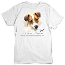 Load image into Gallery viewer, Jack Russell Terrier Dog Breed Portrait T-Shirt
