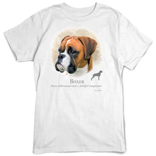 Load image into Gallery viewer, Boxer Dog Breed Portrait T-Shirt
