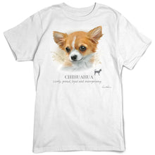 Load image into Gallery viewer, Chihuahua Dog Breed Portrait  T-Shirt
