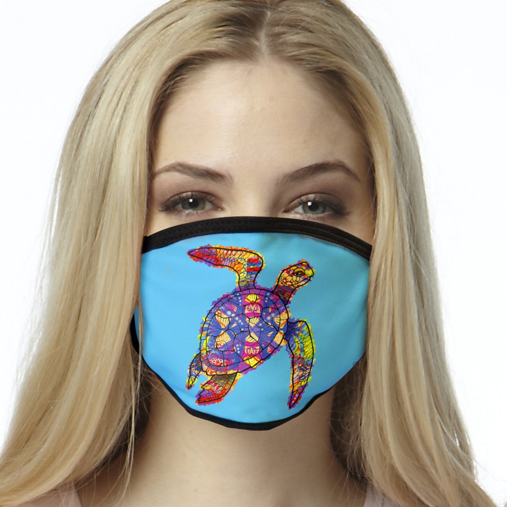 Sea Turtle FACE MASK Cover Your Face Masks
