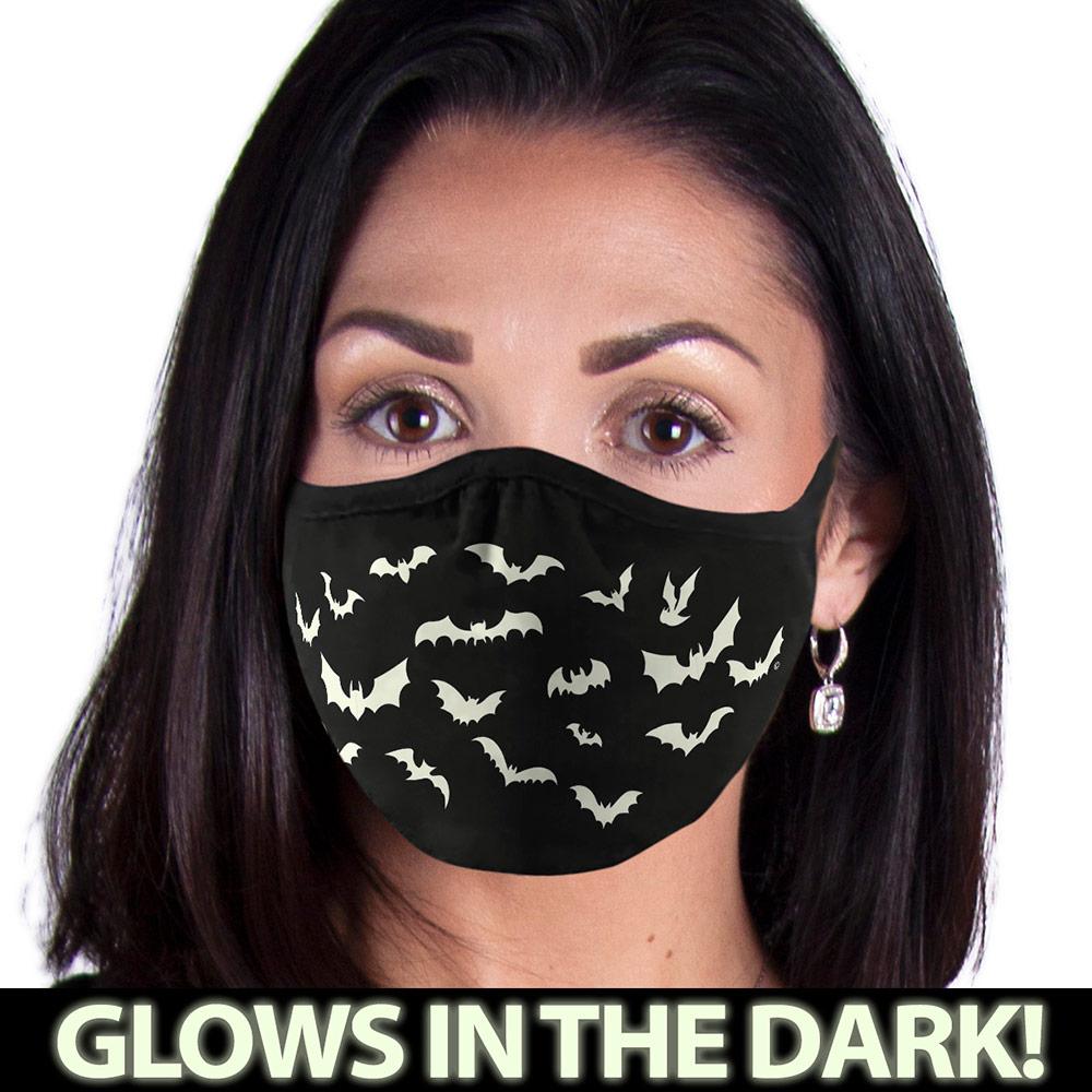 Bats GLOW FACE MASK Face Covering