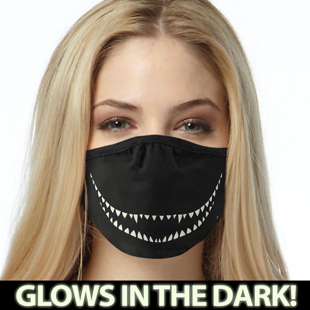 Cat Smile GLOW FACE MASK Face Covering