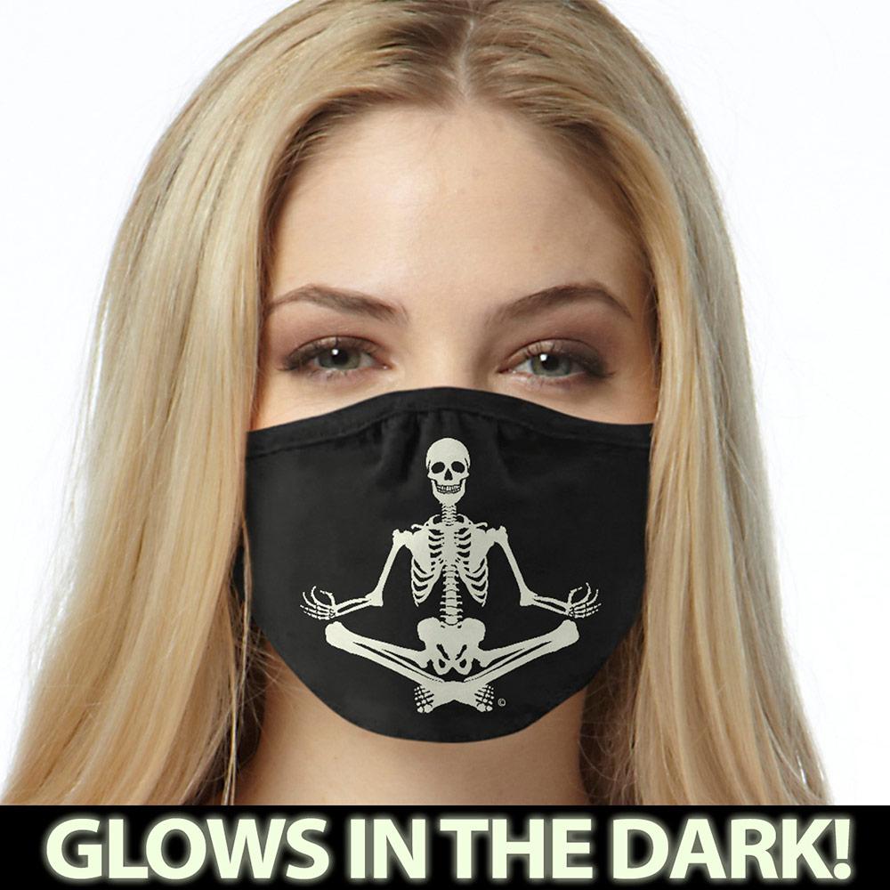 Skeletons GLOW FACE MASK Face Covering