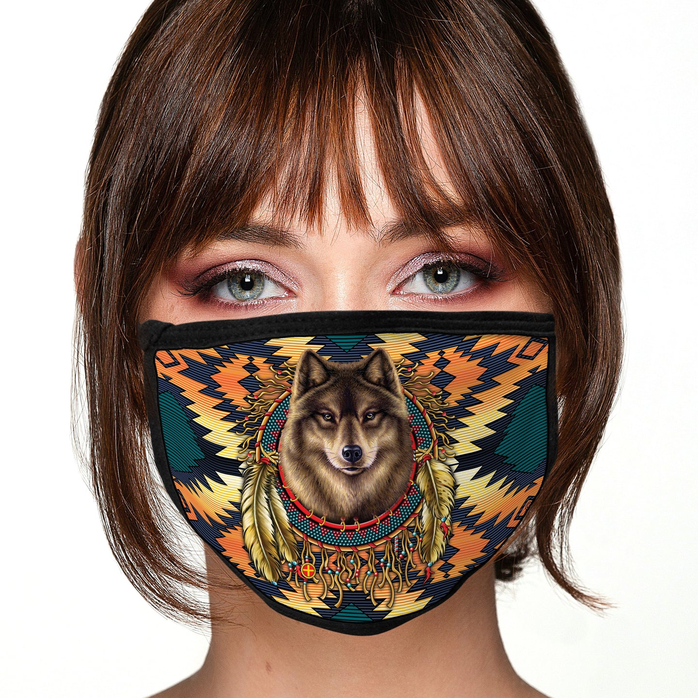 Wolf Face Mask Southwest Face Covering
