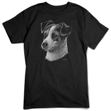 Load image into Gallery viewer, Jack Russell Terrier T-shirt, Scratchboard Dog Breed
