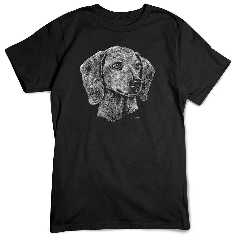Dachshund T-shirt, Scratchboard Dog Breed