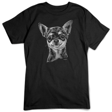 Load image into Gallery viewer, Chihuahua T-shirt, Scratchboard Dog Breed

