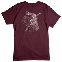 Load image into Gallery viewer, Boxer T-shirt, Scratchboard Dog Breed
