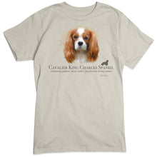Load image into Gallery viewer, Cavalier King Charles Spaniel Dog Breed Portrait T-Shirt

