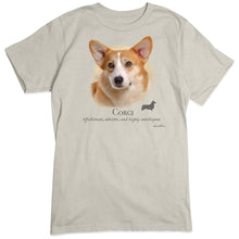 Load image into Gallery viewer, Welsh Corgi Dog Breed Portrait T-Shirt
