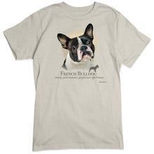Load image into Gallery viewer, French Bulldog Dog Breed Portrait T-Shirt
