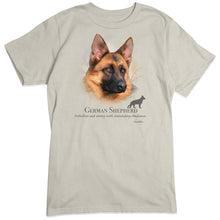 Load image into Gallery viewer, German Shepherd Dog Breed Portrait T-Shirt
