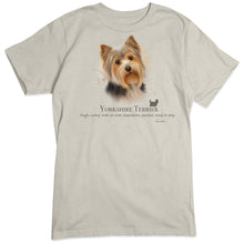 Load image into Gallery viewer, Yorkie Yorkshire Terrier Dog Breed Portrait T-shirt
