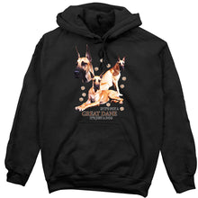 Load image into Gallery viewer, Great Dane Hoodie, Not Just a Dog
