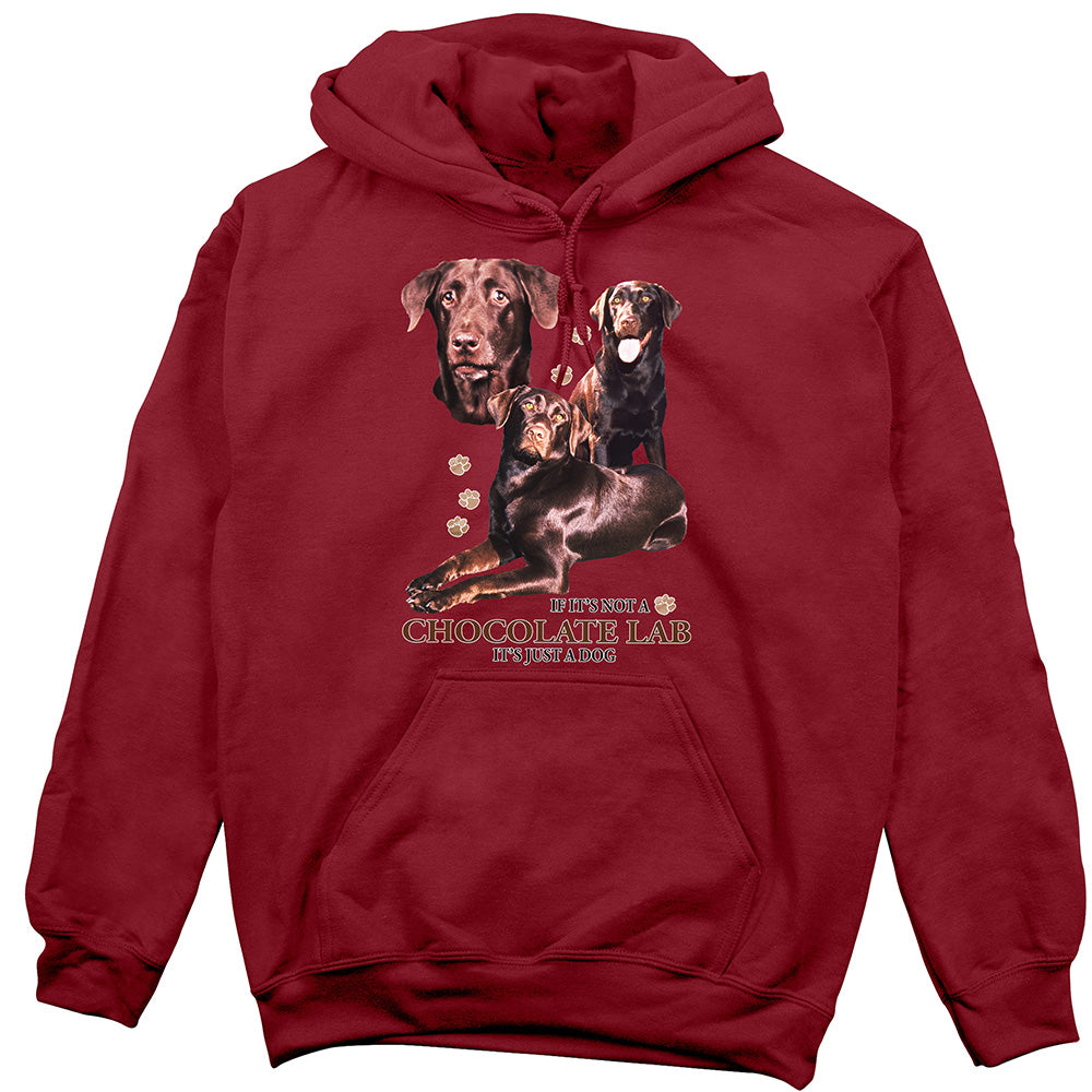Chocolate Lab Hoodie, Not Just a Dog