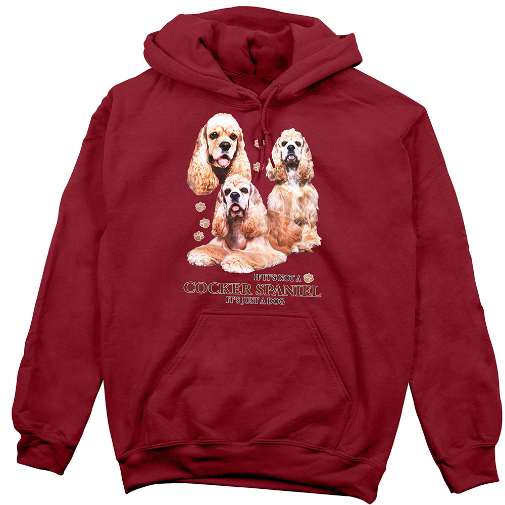 Cocker Spaniel Hoodie, Not Just a Dog