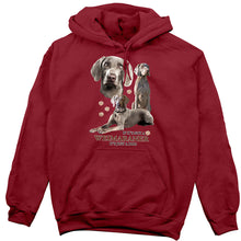 Load image into Gallery viewer, Weimaraner Hoodie, Not Just a Dog
