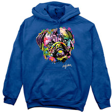 Load image into Gallery viewer, Colorful Pug Hoodie
