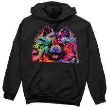 Load image into Gallery viewer, Colorful Pomeranian Hoodie
