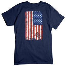 Load image into Gallery viewer, Grunge US Flag T-Shirt

