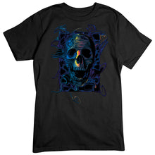 Load image into Gallery viewer, Skull Colored Lines T-Shirt
