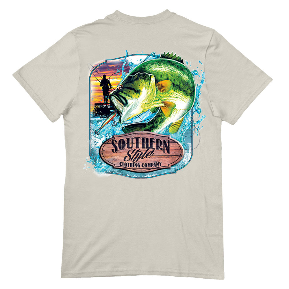 Southern Style, Bass Fishing T-Shirt