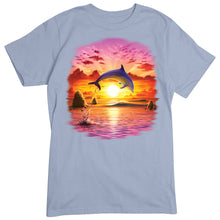 Load image into Gallery viewer, Dolphin Sunset T-Shirt
