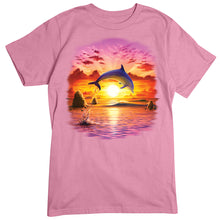 Load image into Gallery viewer, Dolphin Sunset T-Shirt
