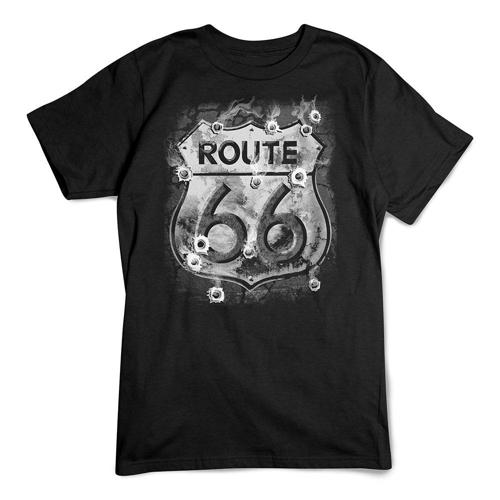 Route 66 Bullet Holes T-Shirt