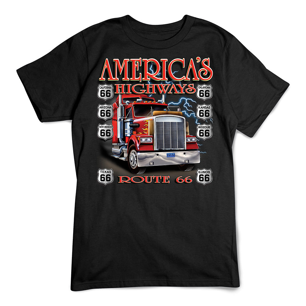 Americas Highway Truck T-Shirt