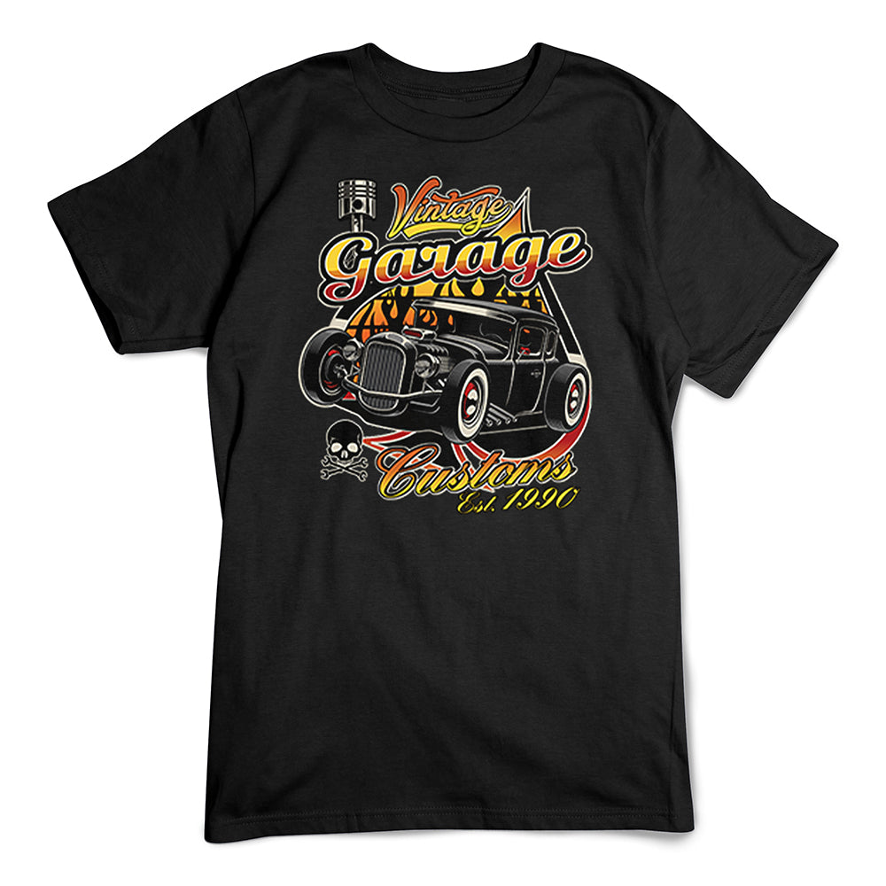 Vintage Garage Customs Hand T-Shirt