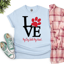 Load image into Gallery viewer, Dog Stole My Heart T-Shirt
