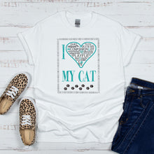 Load image into Gallery viewer, Heart My Cat T-Shirt
