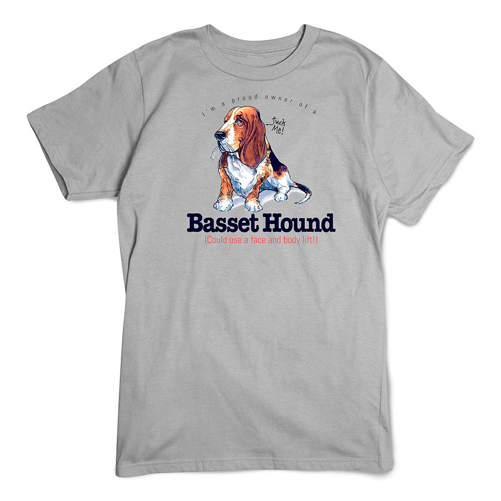 Basset Hound T-Shirt, Furry Friends Dogs