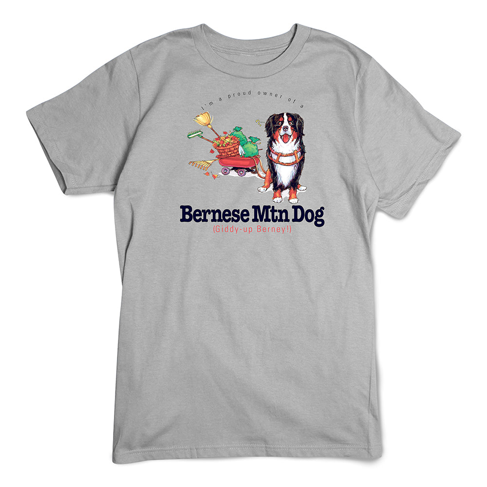 Bernese Mtn Dog T-Shirt, Furry Friends Dogs