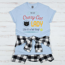 Load image into Gallery viewer, Crazy Cat Lady T-Shirt
